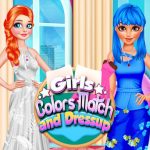 Girls Colour Match and Dress up